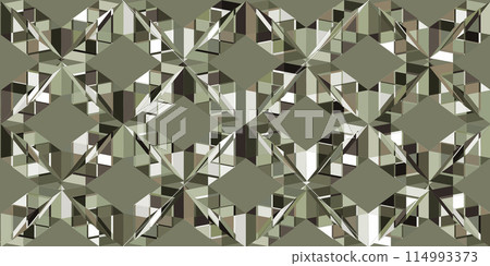 3d abstract geometric seamless pattern vector. Decorative element for card design, fabric print. 3d abstract geometric seamless pattern vector. Decorative element for card design, fabric print. 114993373
