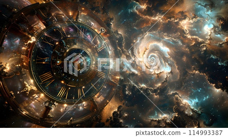 Cosmic Temporal Convergence Interstellar Paradox of Merging Celestial Clocks  114993387