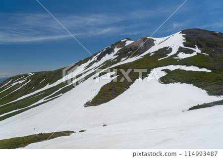 剩餘雪季期間的乘鞍山 剩餘雪季期間的乘鞍山 114993487