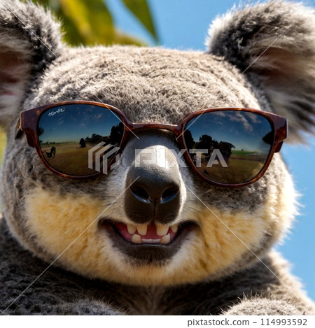 Koala with sunglasses Koala with sunglasses 114993592