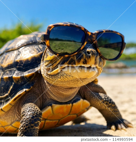 戴墨鏡的烏龜 114993594