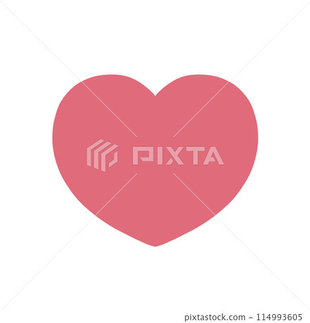 Hand-painted heart Hand-painted heart 114993605
