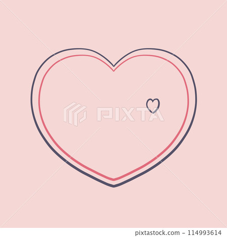 Hand Drawn Hearts - 1:1 114993614