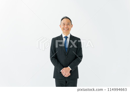 Middle-aged man business portrait Middle-aged man business portrait 114994663