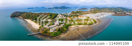View of Cape Panwa beach in Phuket, Thailand View of Cape Panwa beach in Phuket, Thailand 114995109