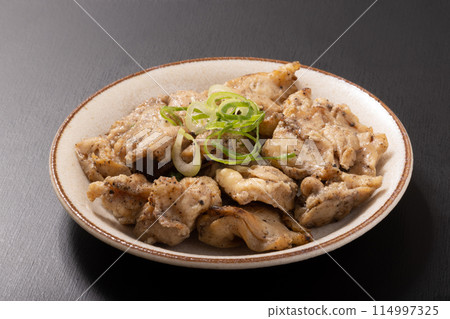 Charbroiled chicken belly Charbroiled chicken belly 114997325