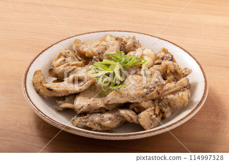 Charbroiled chicken belly Charbroiled chicken belly 114997328