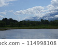 Rice fields after the rain. Rice planting is about to begin. 114998108