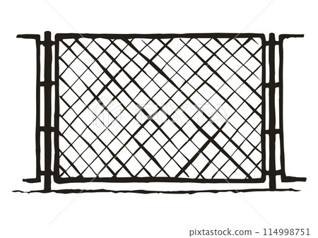 Fence. Vector drawing 114998751