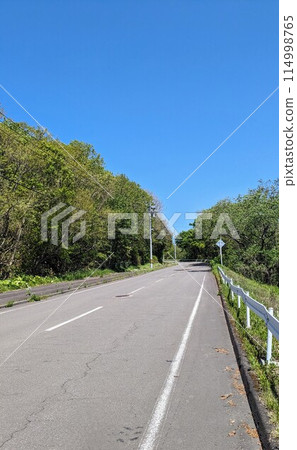 夏天的北海道路 114998765
