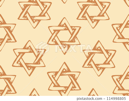 Jewish holiday symbol. Vector drawing Jewish holiday symbol. Vector drawing 114998805
