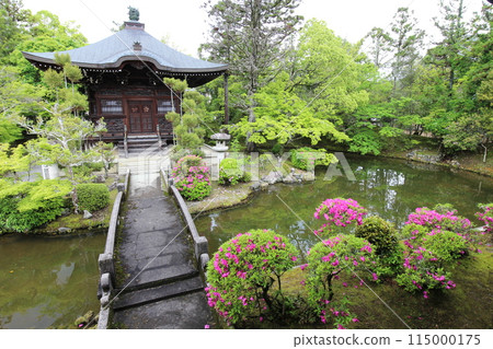 京都清涼寺弁天堂與日本庭園 115000175