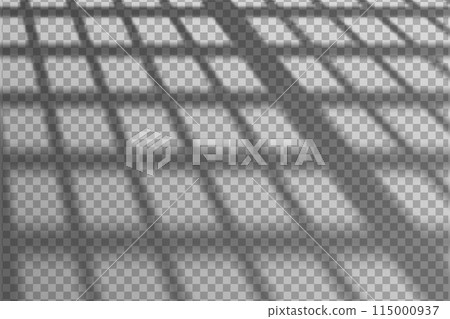 Light effect shadow overlay from window isolated transparent background. 115000937