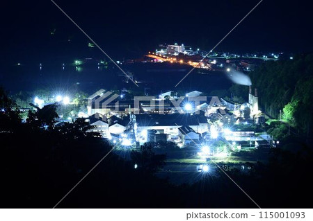 Nippon Yakin's factory night view 115001093