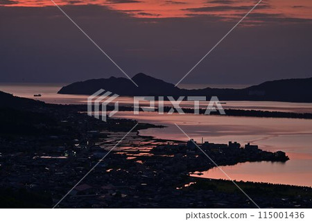 從大內峠一番館公園看日出 115001436