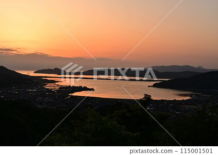 從大內峠一番館公園看日出 115001501