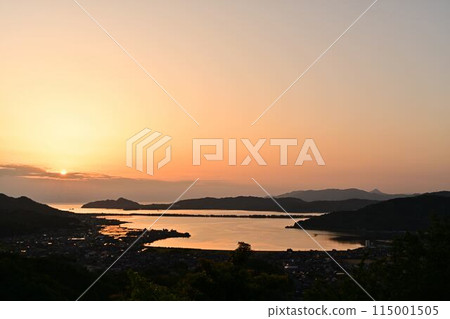 從大內峠一番館公園看日出 115001505
