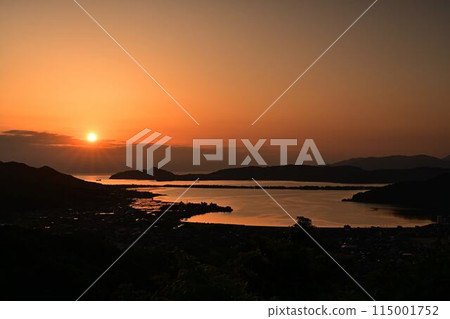 從大內峠一番館公園看日出 115001752