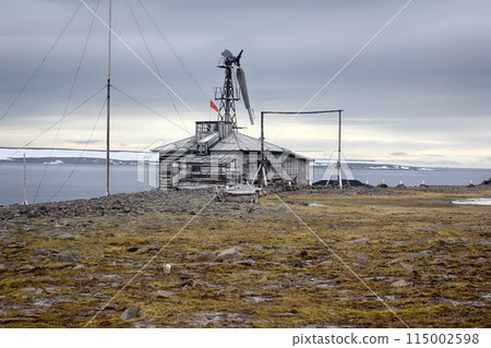 One of oldest polar stations in Arctic. Franz Josef Land One of oldest polar stations in Arctic. Franz Josef Land 115002598