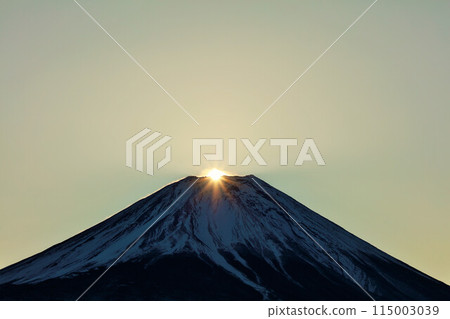 日本鑽石富士的黎明 115003039