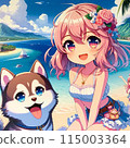 A trip to Guam with a little idol and a husky: a tropical paradise 115003364