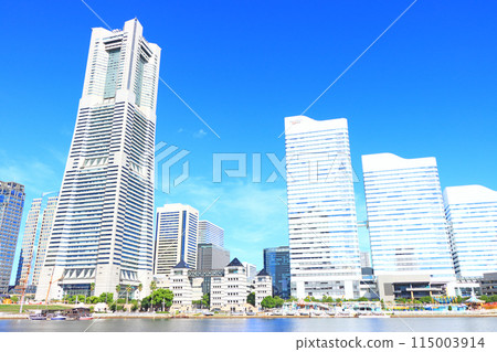 Yokohama Landmark Tower and surrounding scenery, Yokohama City, Kanagawa Prefecture 115003914