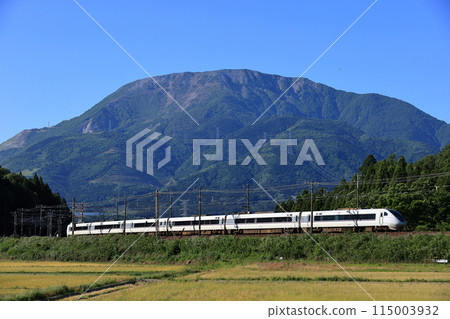 Mt. Ibuki and Limited Express Shirasagi Mt. Ibuki and Limited Express Shirasagi 115003932