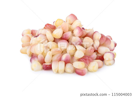Waxy corn isolated on white background 115004003