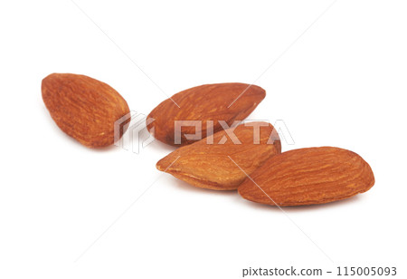 Almonds isolated white 115005093