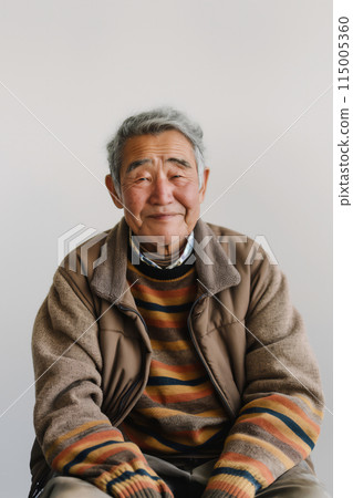 老人微笑肖像 115005360