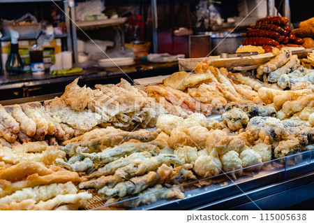 韓國小吃攤天婦羅油炸食品 115005638