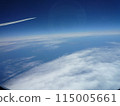 Panoramic view of blue sky and clouds 115005661