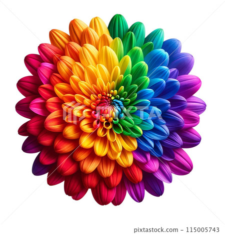 vector illustration of a flower vector illustration of a flower 115005743