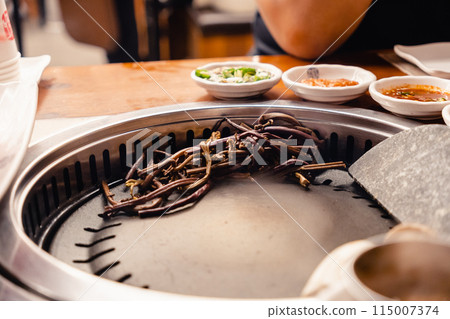 Korean food, yakiniku, preparation, preparation 115007374