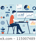 Work, business, illustration 115007489