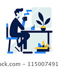 Work, business, illustration 115007491