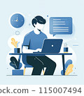 Work, business, illustration 115007494
