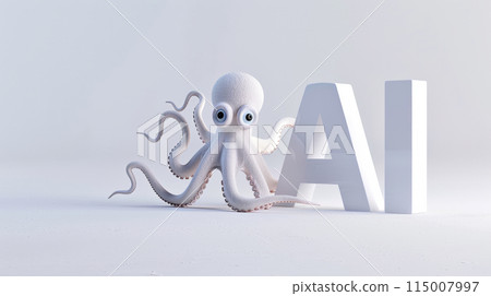 3d, ai, octopus 115007997