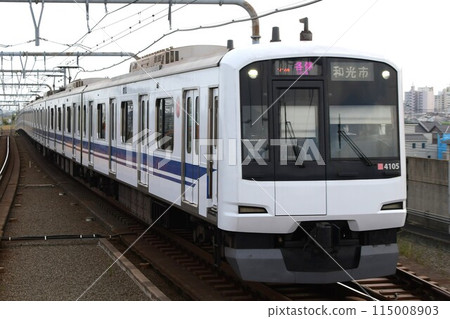 Tokyu 5050 series 4000 series 4105 Fenjoy! WEST Tokaido-Sanyo Shinkansen wrapping train 115008903