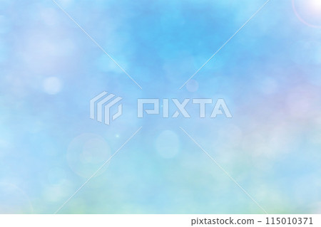 Blurred Spring Nature Background with Bokeh. Abstract blur blue and pink color for background. Defocus art effect design 115010371