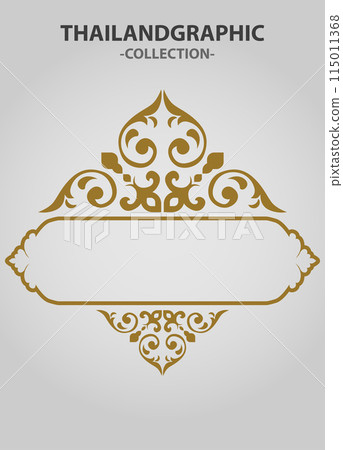 Vector element ethnic decorative ornament ethnic thai illustration 115011368