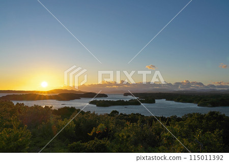 [Ise Shima Kirigaki Observatory (Evening)] Toyama, Daio-cho, Shima City, Mie Prefecture 115011392