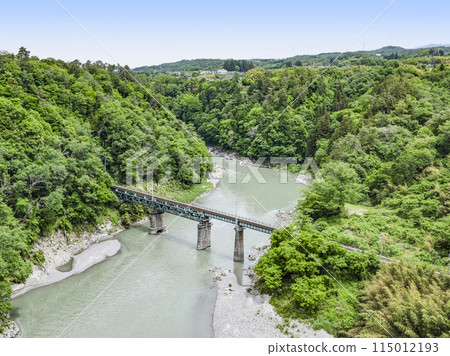 View of the bridge from Sky Walk Tenryukyo (Tenryukyo Bridge) 115012193