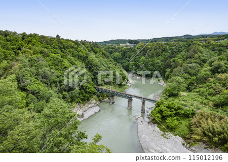 View of the bridge from Sky Walk Tenryukyo (Tenryukyo Bridge) 115012196