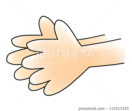 寬鬆簡單的洗手/拍手模擬風格 寬鬆簡單的洗手/拍手模擬風格 115013585