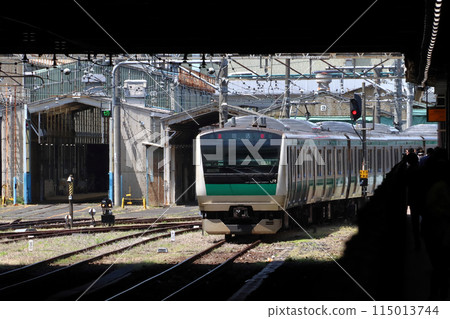 埼京線 E233 系列 東京車輛綜合中心參與轉乘（從大宮站副線到川越線） 115013744
