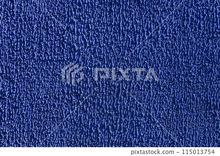 Abstract background of old blue plaster on the wall. 115013754
