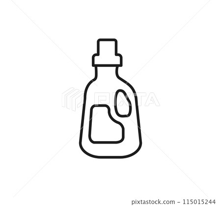 Simple detergent illustration 115015244