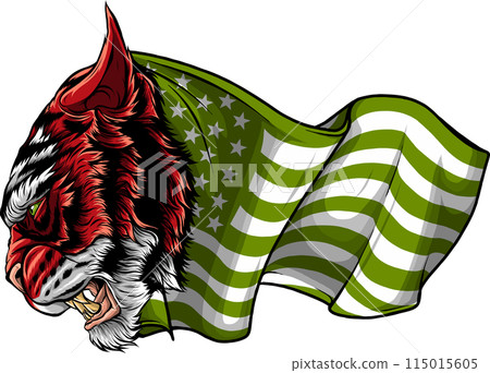 tiger head in detailed style vector illustration design tiger head in detailed style vector illustration design 115015605