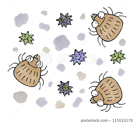 塵蟎、細菌和灰塵 115018178